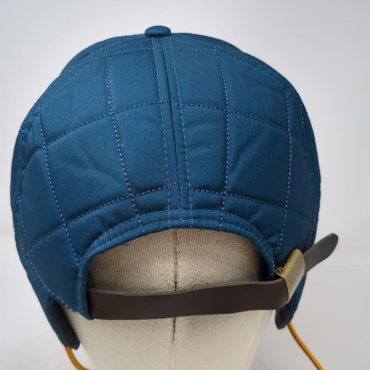 You Know Baseball Cap Blue OSFM Quilted Ear Flaps Silver Spur Ranch Patch Hat
