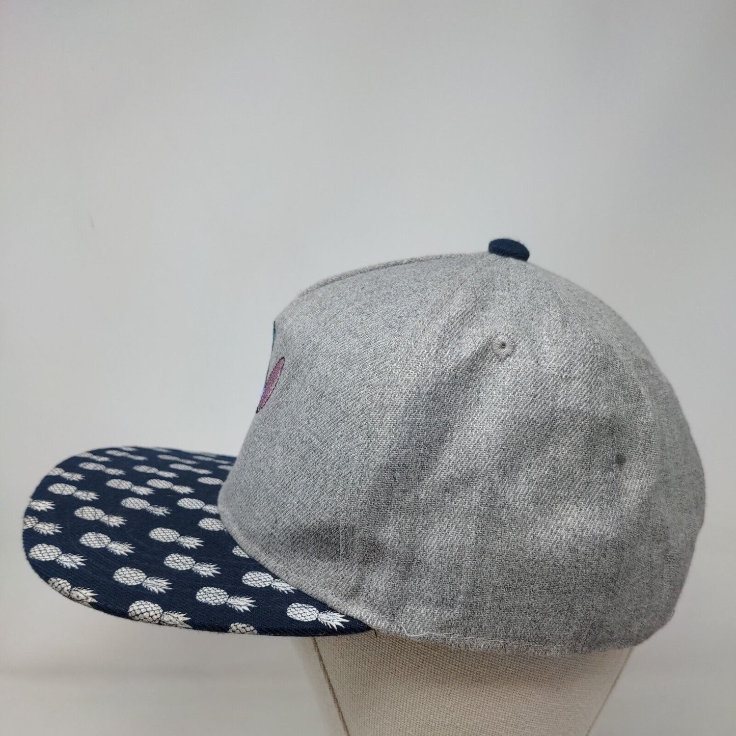 Lilo & Stich Snapback Hat Multicolor One Size Adjustable Embroidered Disney
