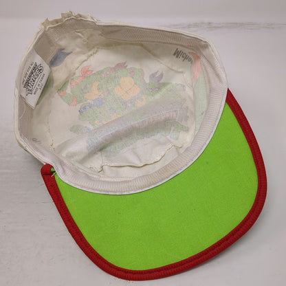 Teenage Mutant Ninja Turtles Army Cap White OSFM 1990 Mirage Allover Print Hat