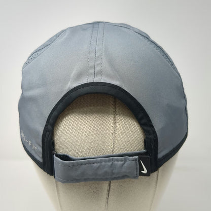 Nike Baseball Cap Gray One Size Dri-Fit Featherlight Strapback Recycled Hat