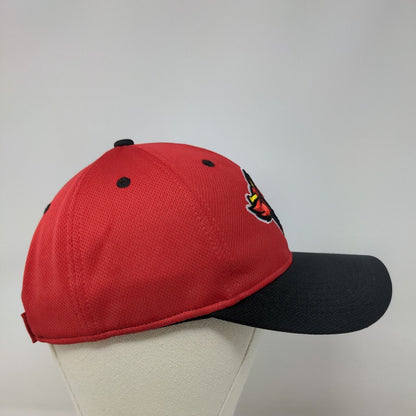 OC Sports Men's Strapback Hat Red OSFM Embroidered Rochester Red Wings Logo