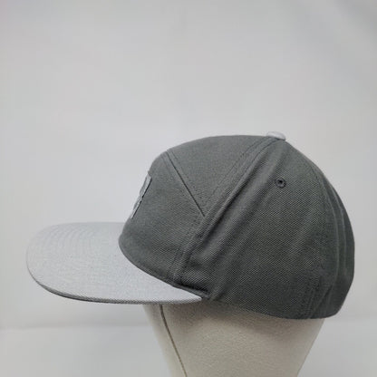 Dragon Alliance Patch Snapback Hat Gray OSFA Adjustable Vent Holes