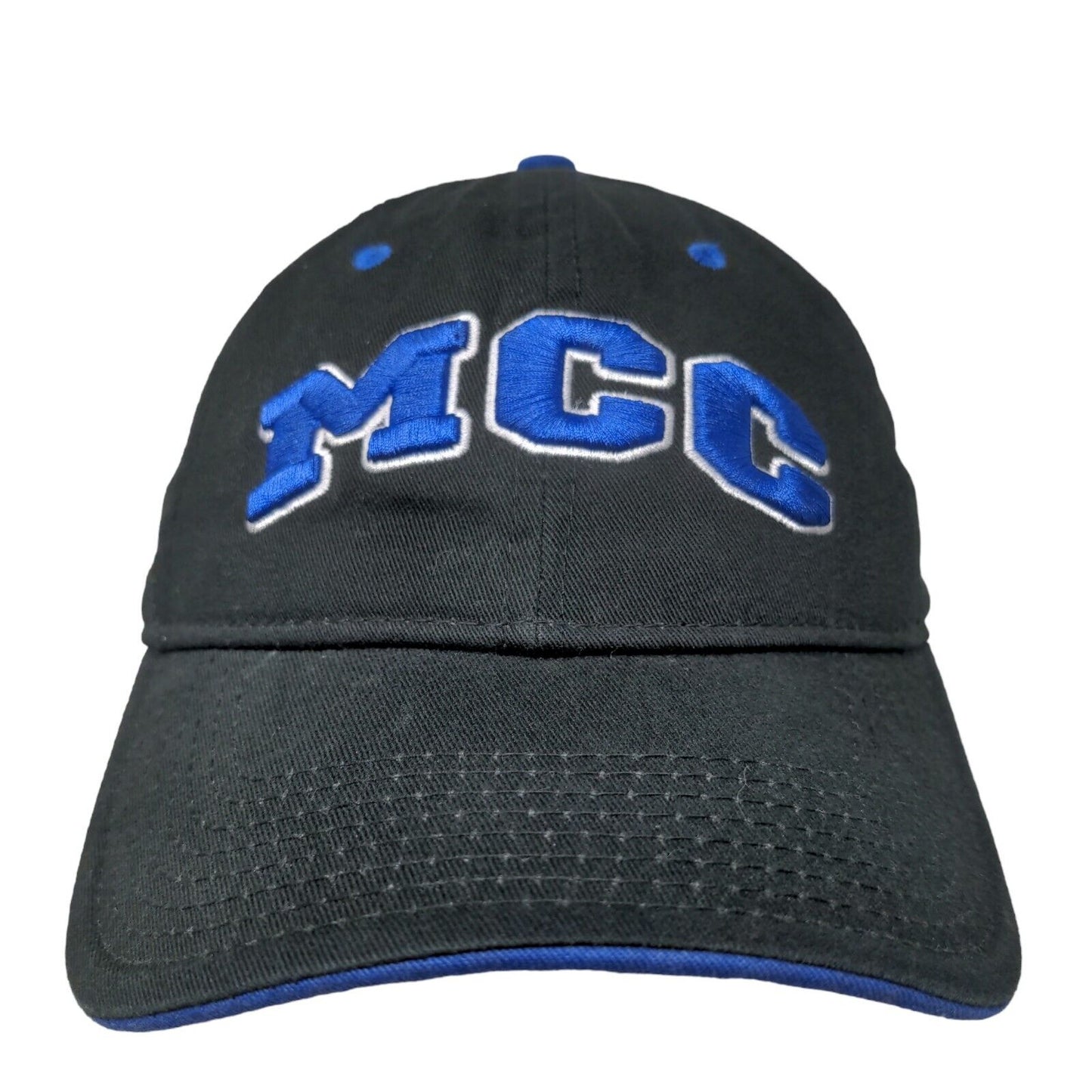 The Game Men's Slideback Hat Black OSFM Metropolitan Community College Logo
