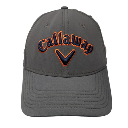 Callaway The Revere GC Fitted Hat Gray S/M A-Flex Embroidered Vented Holes