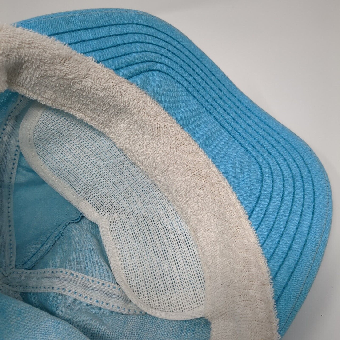 Zion National Park Slideback Hat Blue OSFA Adjustable Leather Strap
