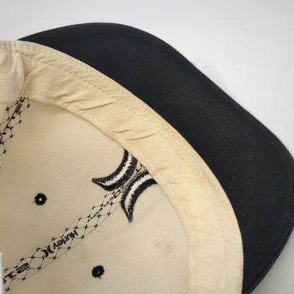 Hurley Baseball Cap White 7 1/4 Fitted Two Tone Embroidered Logo 210 Flexfit Hat