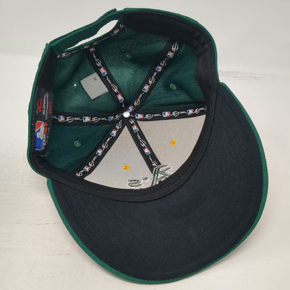 Oakland Athletics MLB OC Sports Baseball Cap Green Yellow One Size A's Logo Mesh