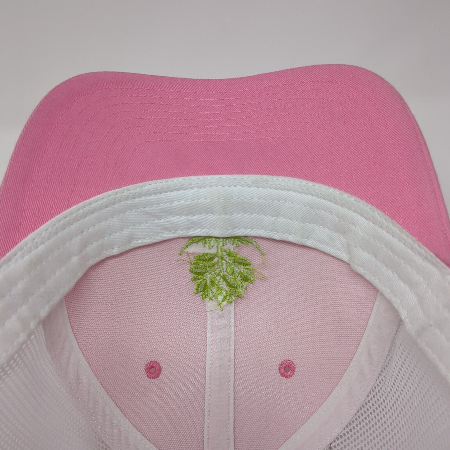 Boise Building Co. Snapback Trucker Hat Pink OS Adjustable Mesh Back Richardson