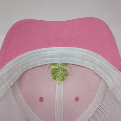 Boise Building Co. Snapback Trucker Hat Pink OS Adjustable Mesh Back Richardson