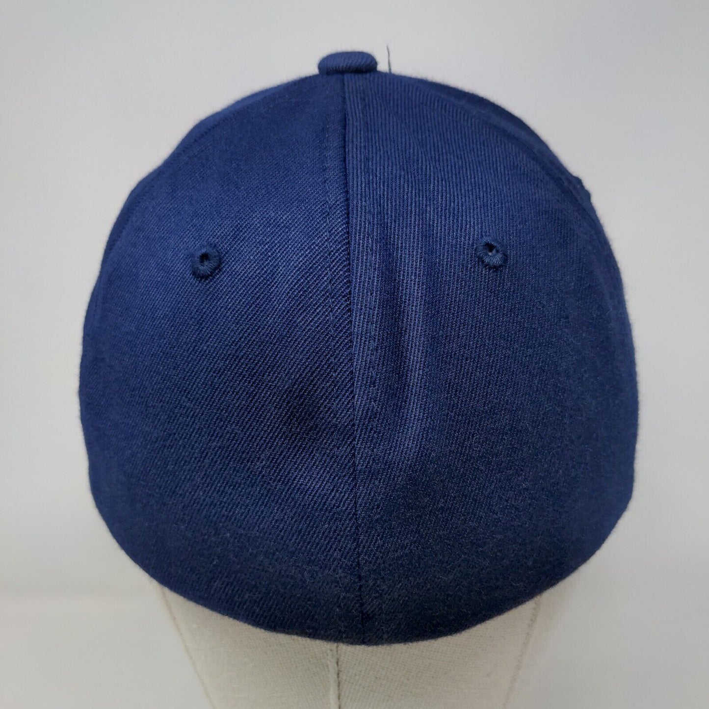 Lids Fitted Hat Blue Small-Medium Flexfit 6 Panel Vent Holes Blank