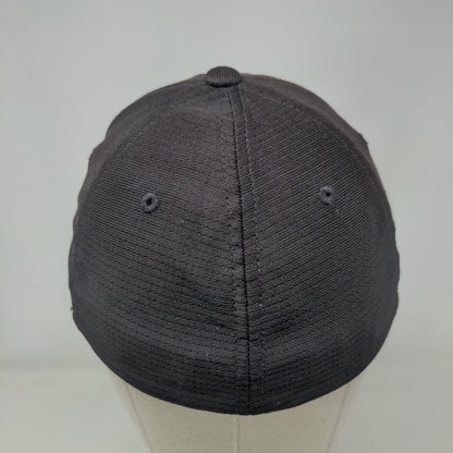 Ecoshield Fitted Hat Black One Size Flexfit Vented Holes 6 Panel Yupoong
