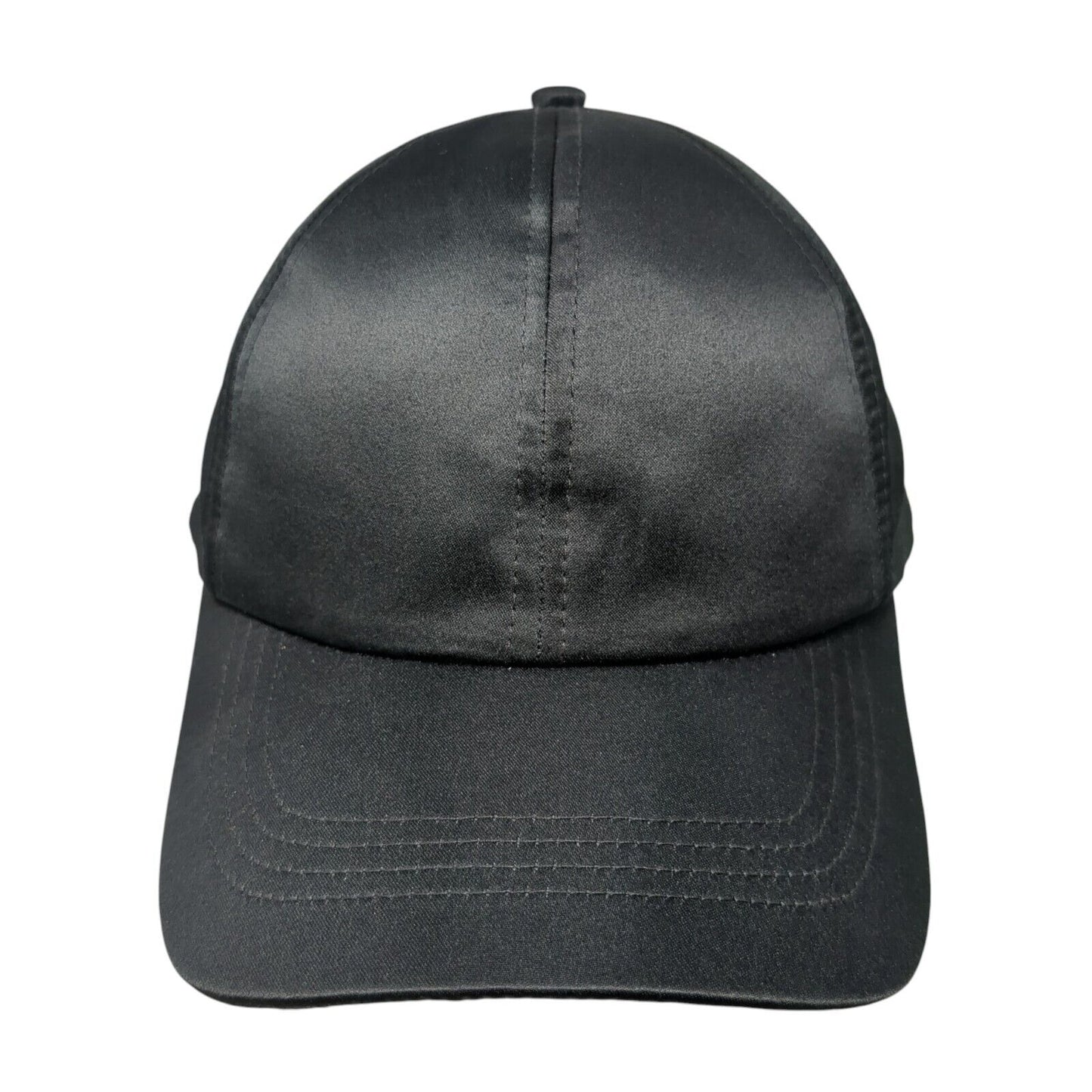 David And Young Strapback Hat Black One Size Adjustable Blank 6 Panel