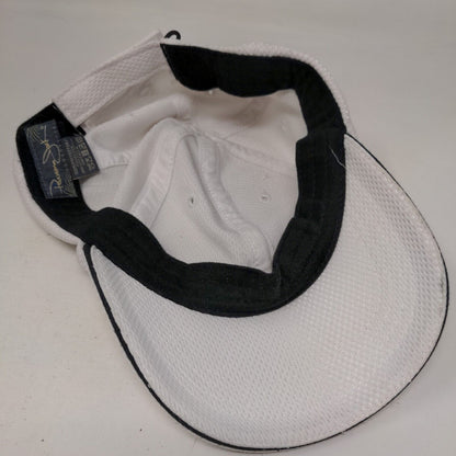 Panama Jack Strapback Hat White OSFM Adjustable Embroidered Breathable Mesh