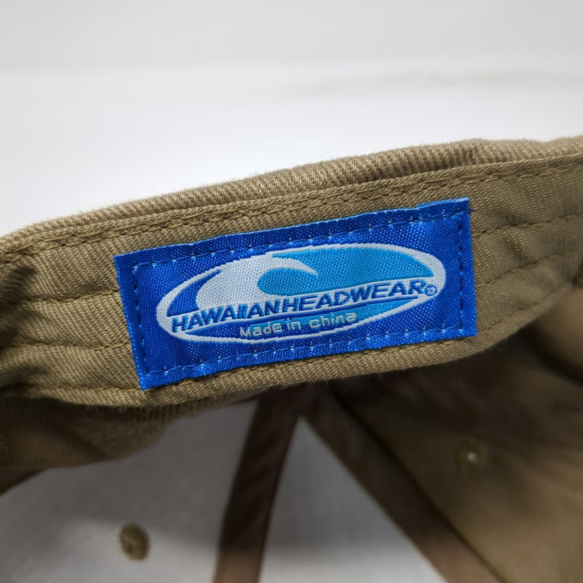 Hawaiian Headwear Baseball Cap Brown One Size Embroidered Hawaii Canoe Brim Hat