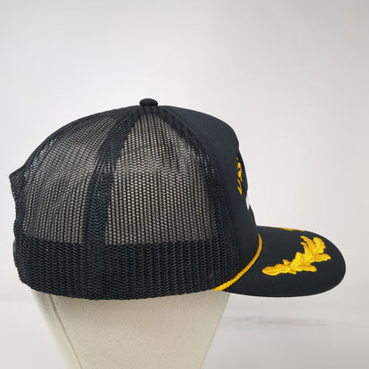 Visibly Toxic Trucker Hat Black One Size USS Blackout 48HR Bender Scrambled Eggs