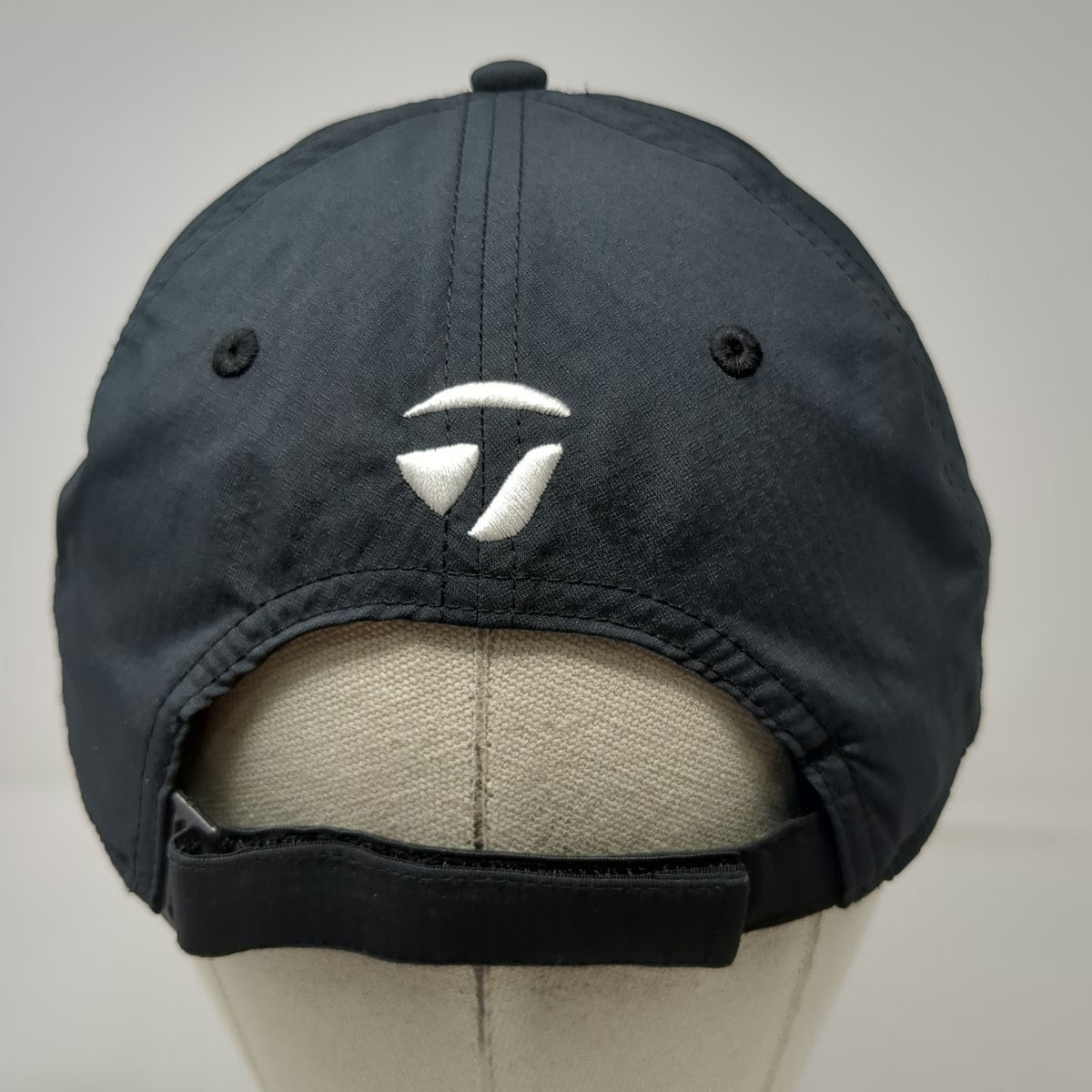 TaylorMade Baseball Cap Black One Size PGA West Golf Hat Strapback Performance