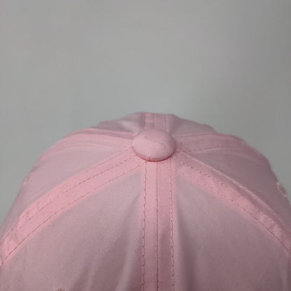 US Polo Assn. Strapback Hat Pink One Size Adjustable Embroidered Breathable