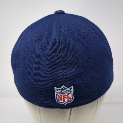Reebok Denver Broncos NFL Blue Cap One Size Stretch Fit OSFA Shield Logo Hat