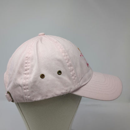 Baseball Cap Pink One Size Embroidered Bermuda Flip Flops Hat Slideback Cotton