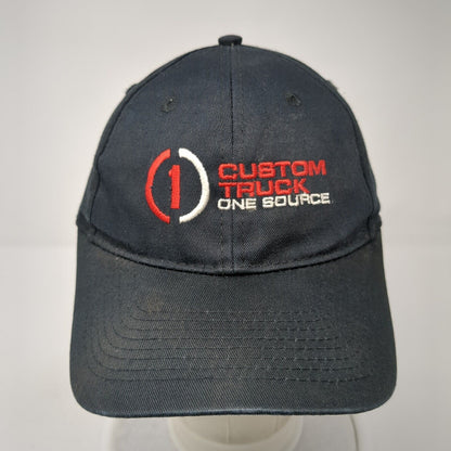Custom Truck One Source Strapback Hat Black One Size Port & Company