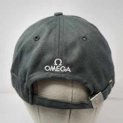Omega Baseball Cap Gray One Size Olympics Official Timekeeper Logo Slideback Hat