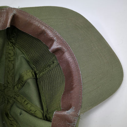 M&B Headwear Co Cap Green 7 Fitted Hot Weather Military US Army Hat Vintage