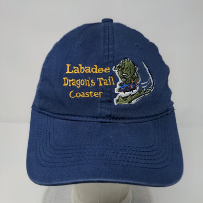 Labadee Dragon's Tail Coaster Fitted Hat Blue S/M Embroidered 6 Panel Cameo