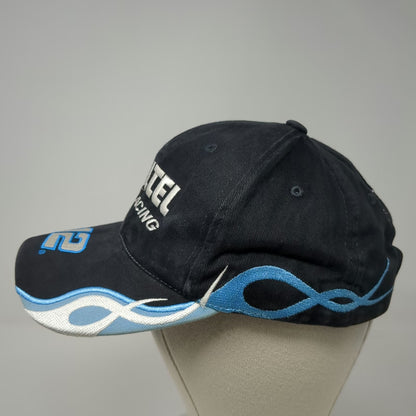 Alltel Racing 12 Ryan Newman Black Baseball Cap One Size Checkered Flag Hat
