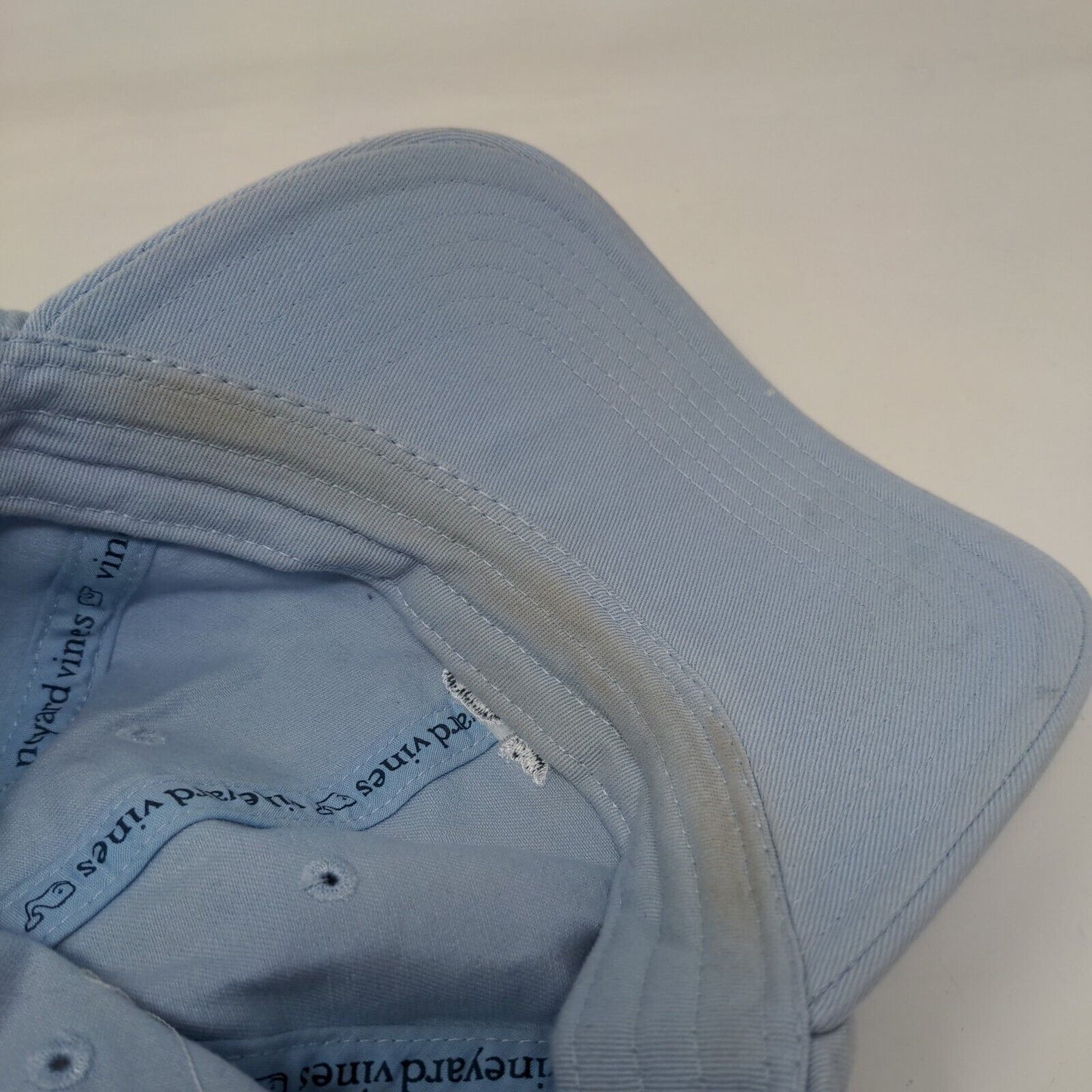 Vineyard Vines Slideback Hat Blue One Size Adjustable Embroidered 6 Panel