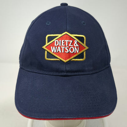 Blue Baseball Cap One Size Dietz & Watson Since 1939 Embroidered Strapback Hat