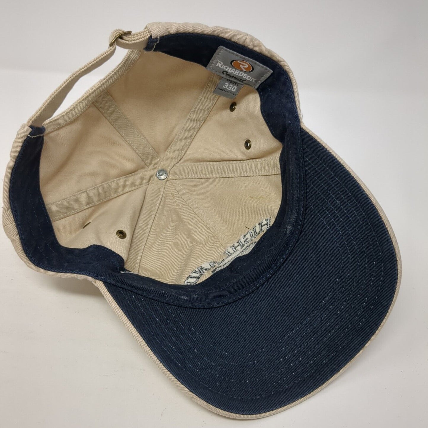 Highland Rams Slideback Hat Tan One Size Adjustable Richardson Casual