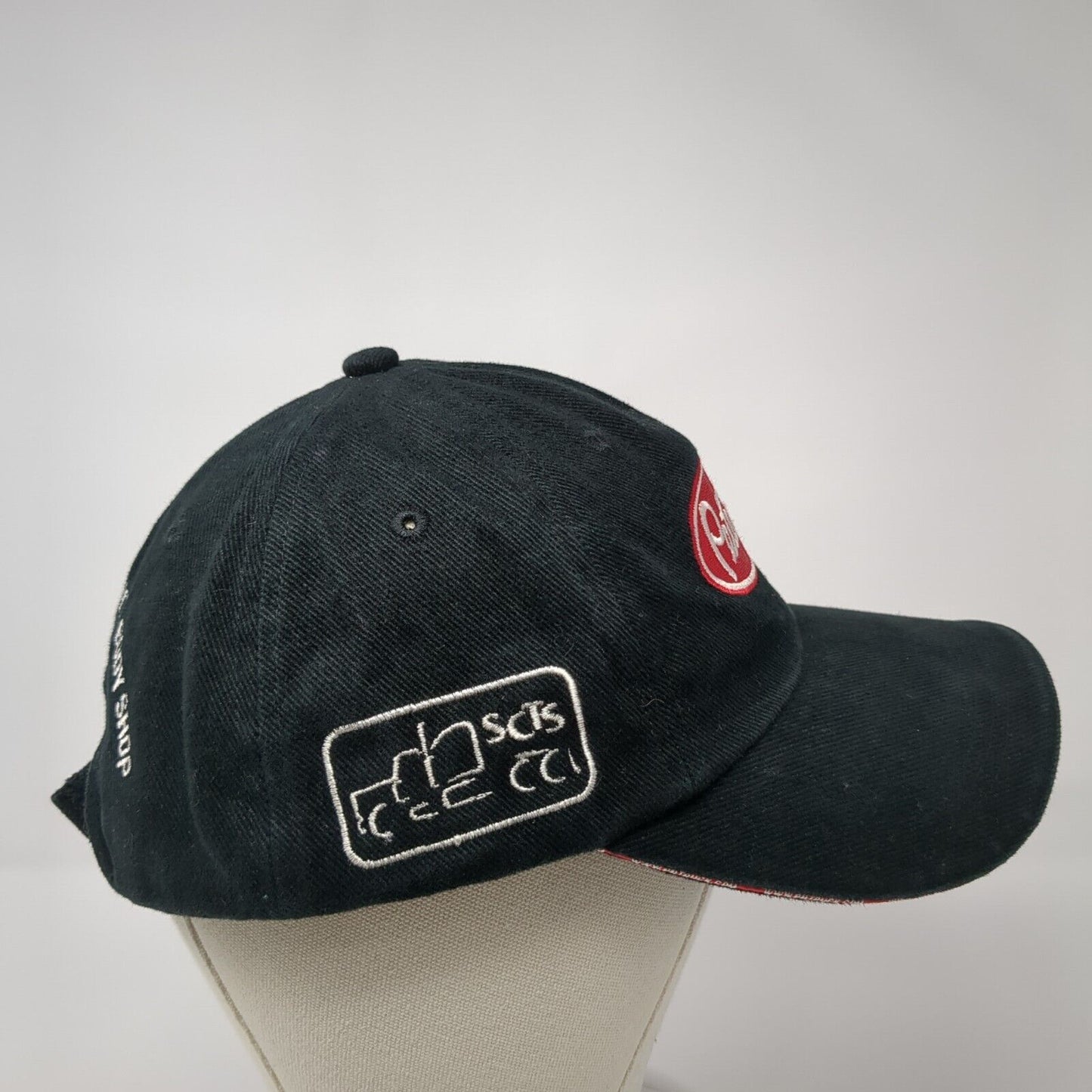 Peterbilt Of Sioux City Body Shop Strapback Hat Black OS Adjustable Embroidered