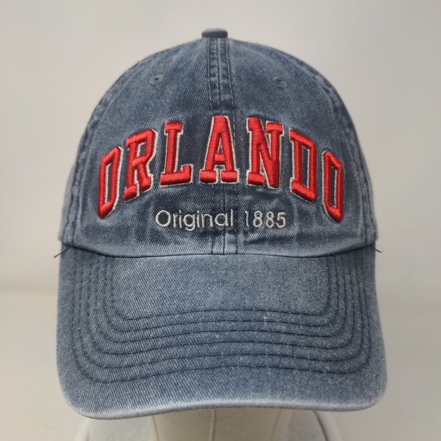 Orlando Original 1885 Strapback Hat Blue One Size Embroidered Cotton Robin Ruth