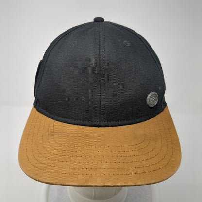 George Strapback Baseball Cap Black One Size Adjustable Colorblock Blank