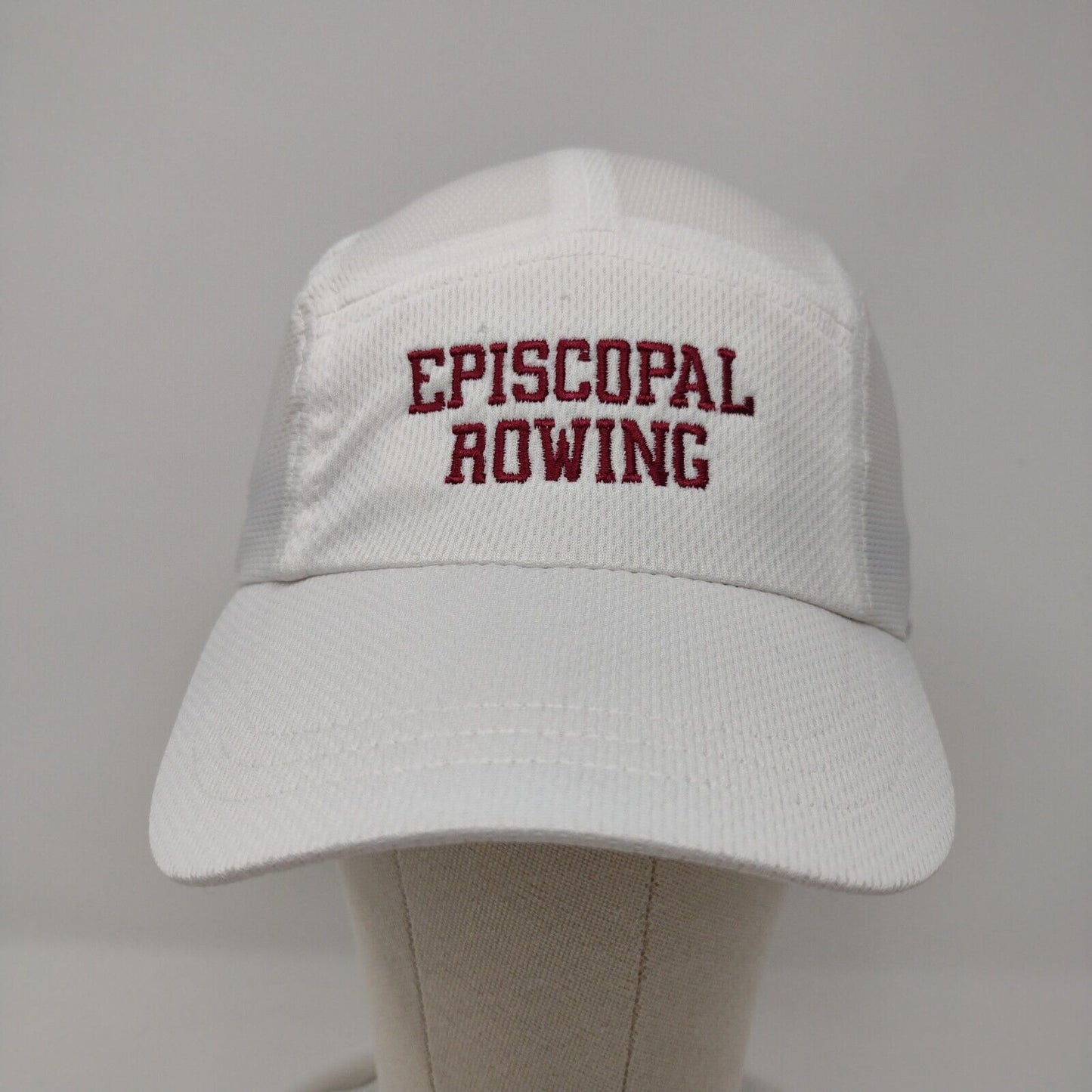 Headsweats Slideback Hat White Episcopal Rowing Embroidered Logo Witt
