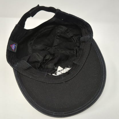 Ride with the Lord Strapback Cadet Army Hat Black One Size Adjustable