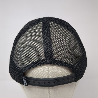 Camo American Flag Snapback Trucker Hat Black One Size Mesh Back