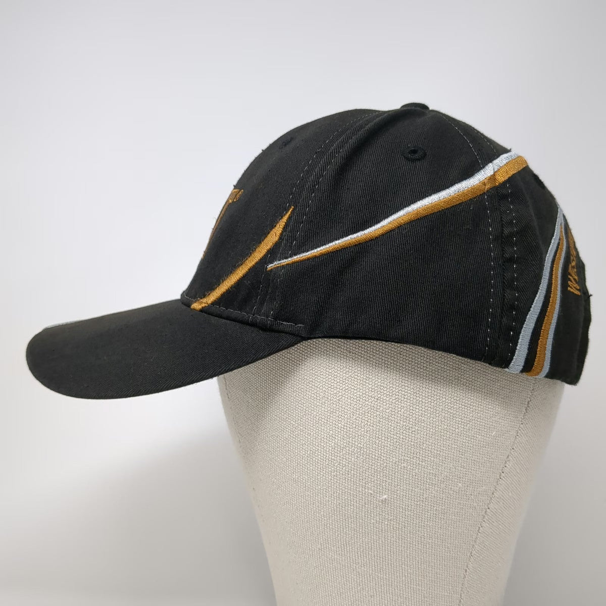 CAT Baseball Cap Black One Size Strapback Western States Equipment Logo Hat
