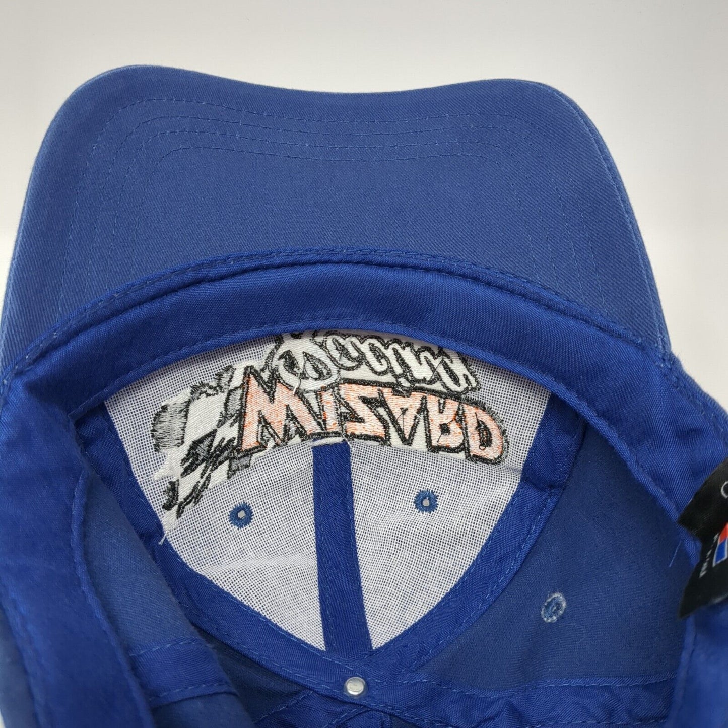 Wizard Racing Strapback Baseball Cap Blue OS Adjustable Embroidered Cap America