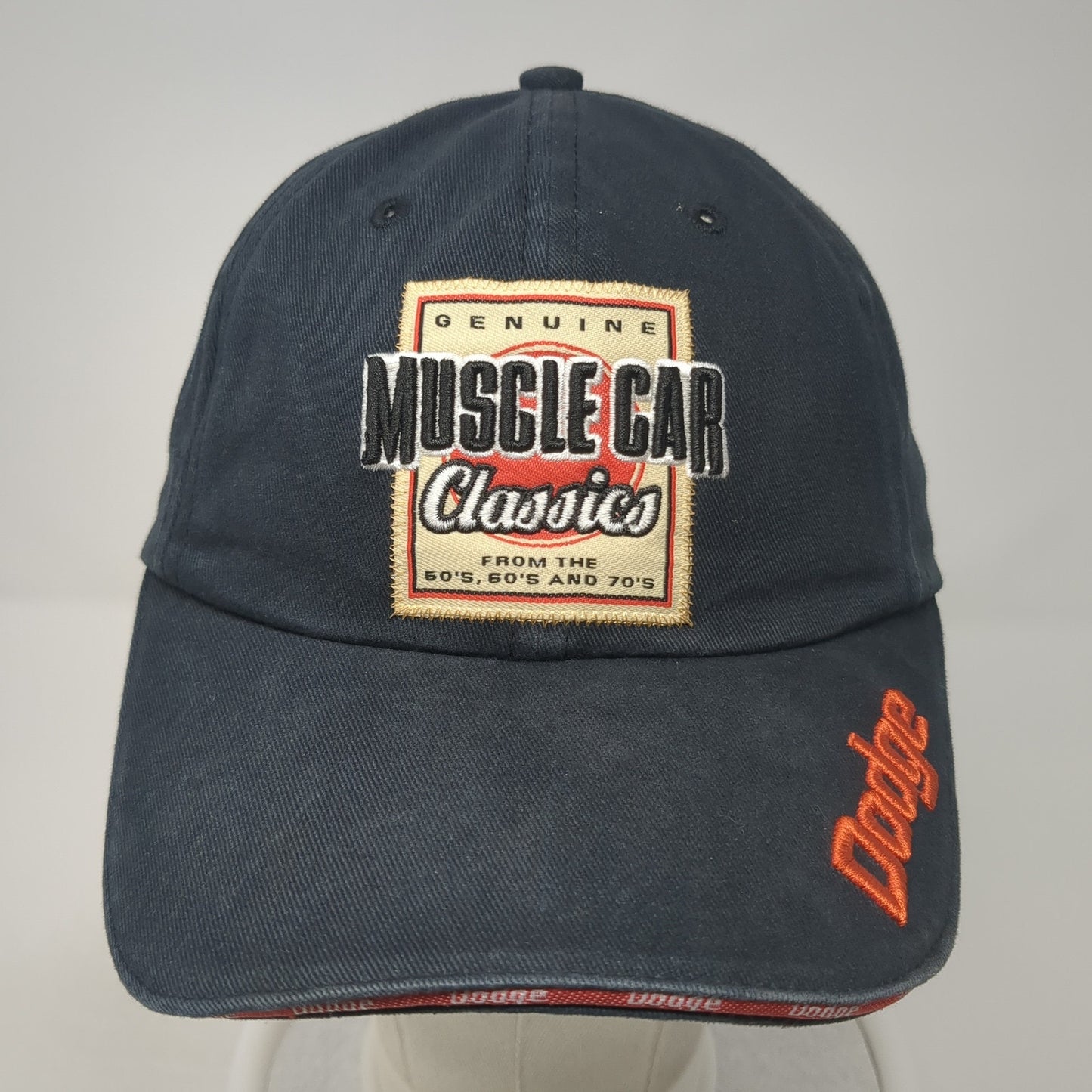 Muscle Car Classics Dodge Strapback Hat Blue One Size Adjustable 6 Panel