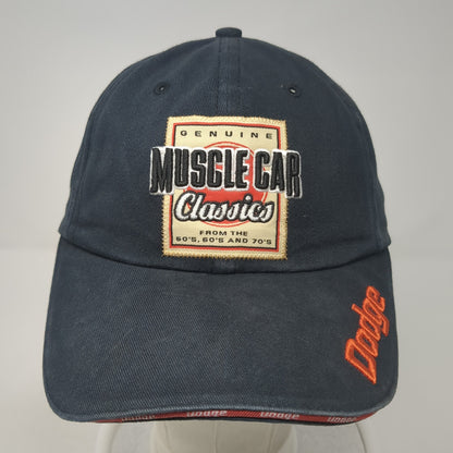 Muscle Car Classics Dodge Strapback Hat Blue One Size Adjustable 6 Panel