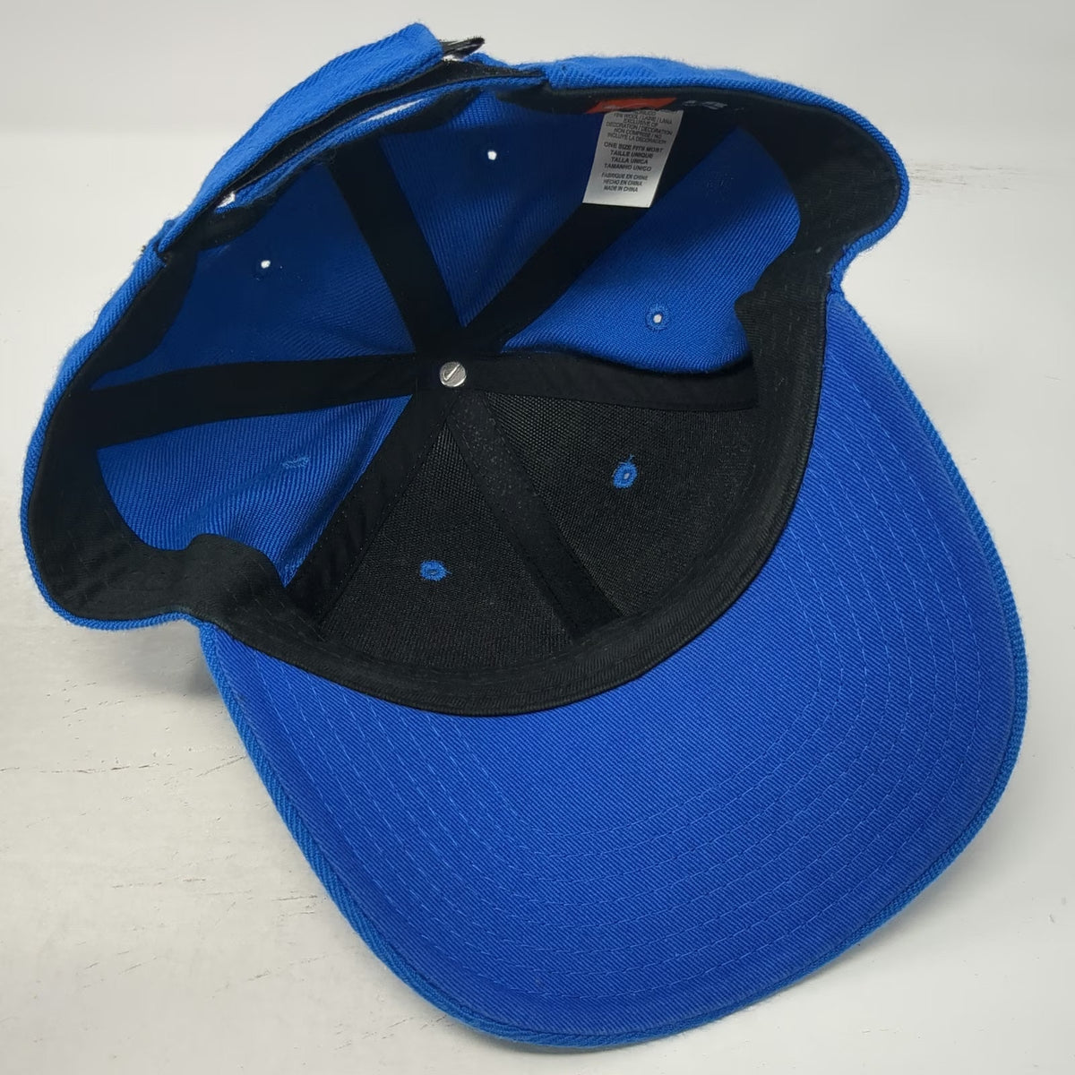 Nike Baseball Cap Blue One Size Adjustable Strapback Legacy91 1972 Graphic Hat
