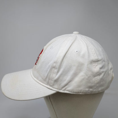 Port & Company Baseball Cap White One Size NJD New Jersey Logo Strapback Hat