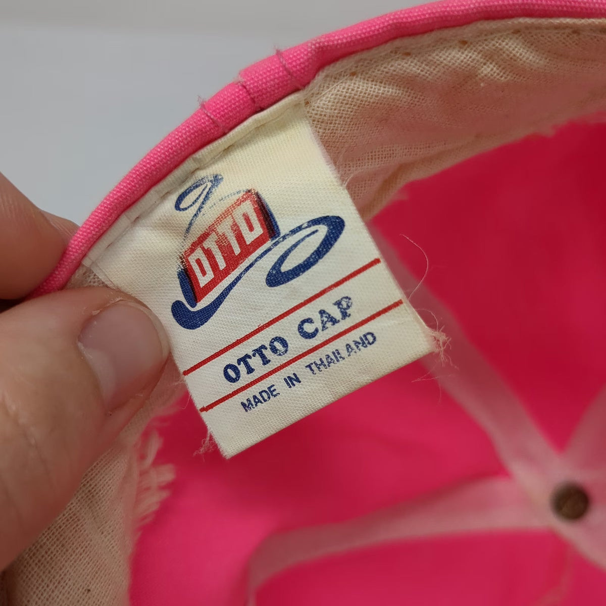 Otto Cap NFL Buffalo Bills Dallas Cowboys Super Bowl Pink 5 Panel Hat Vintage