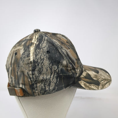 Baseball Cap Brown Camo One Size Slideback Solvay Interox Corporate Logo Hat