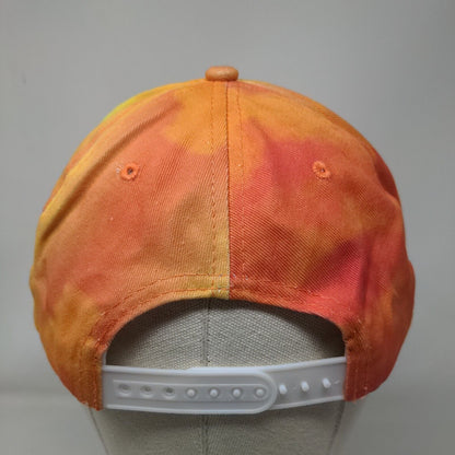 Malibu Snapback Hat Multicolor One Size Adjustable Embroidered Tie Dye Rope