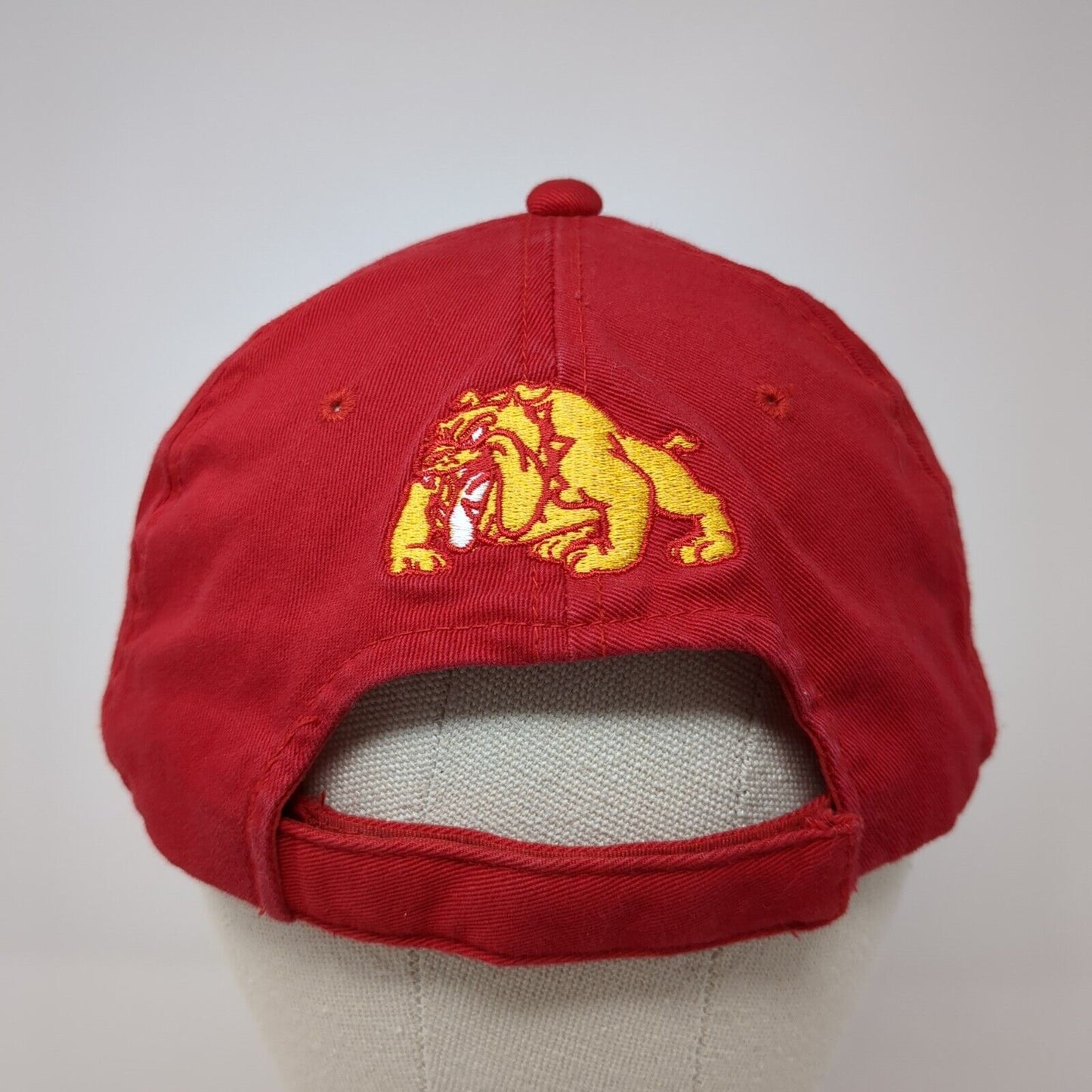 Bulldogs Hemet Strapback Hat Red One Size Adjustable Embroidered Pel Athletic
