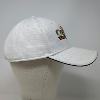 OTTO White Baseball Cap One Size Cooper Construction Cow Logo Strapback Hat