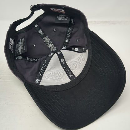 New Era MLB World Series League Champs Gray Baseball Cap OS Slideback Cotton Hat
