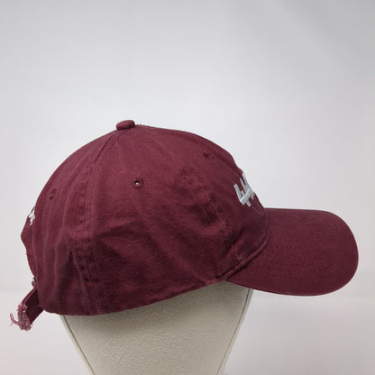44 Runners Slideback Hat Red One Size Solid Adjustable Port & Company